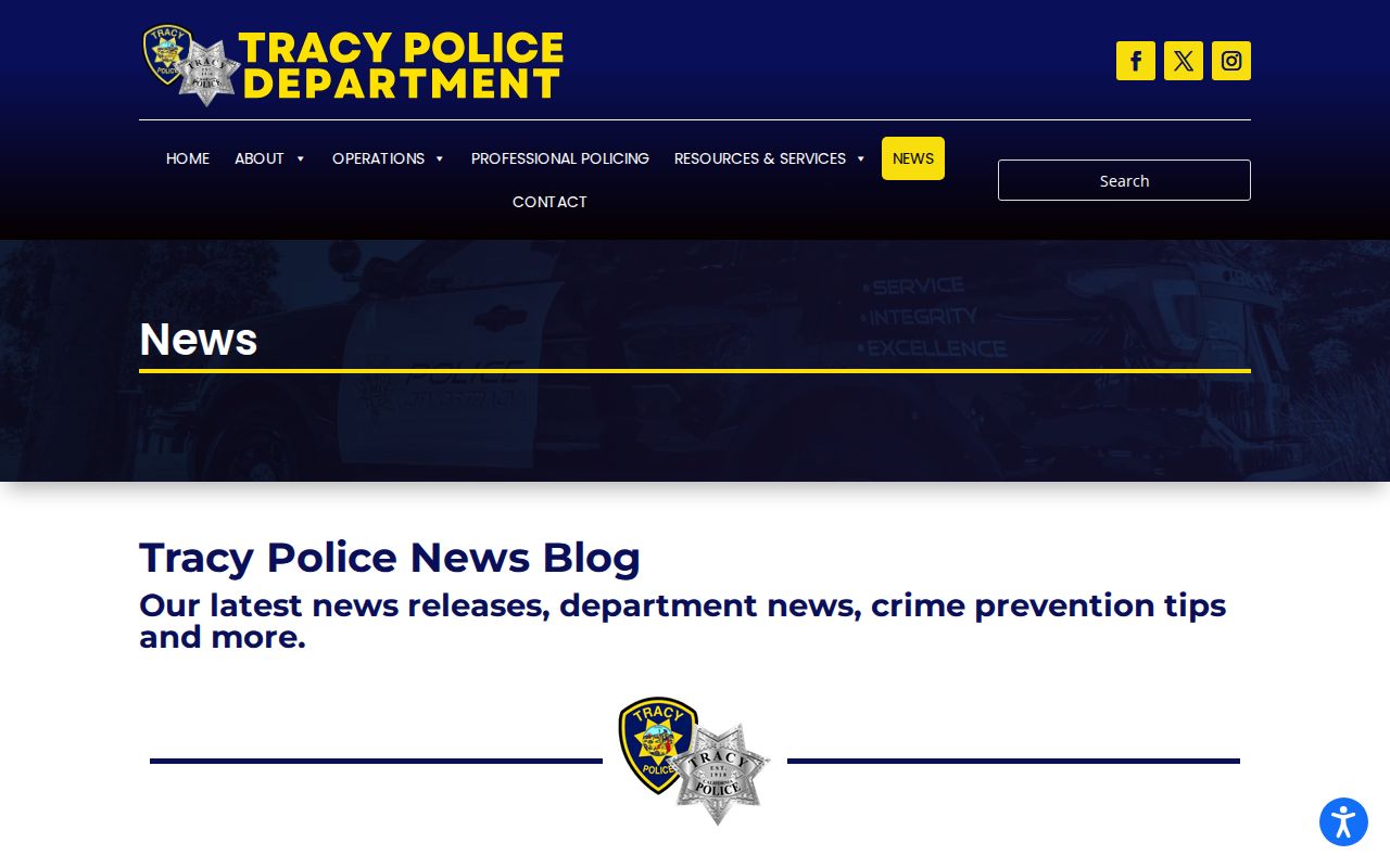 Tracy Police Department official news archive for selected arrest releases